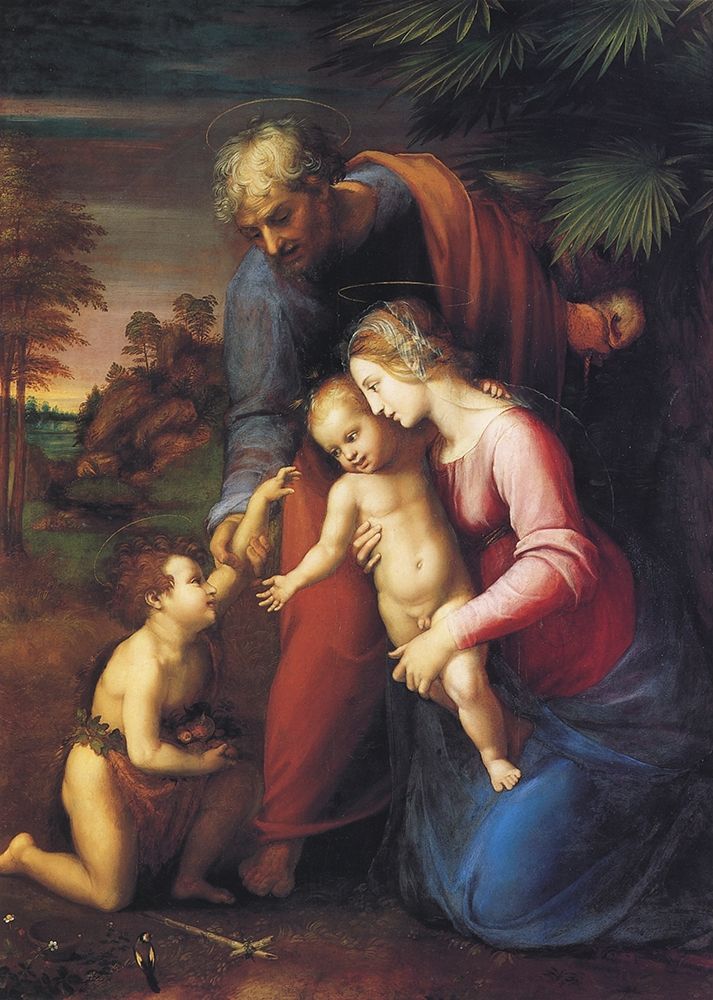 Art Print: Holy Family With St John 2