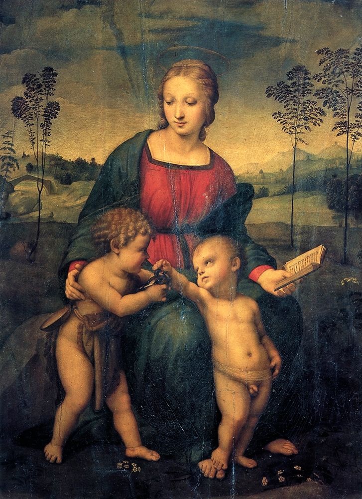 Art Print: Madonna And Child With St John 3