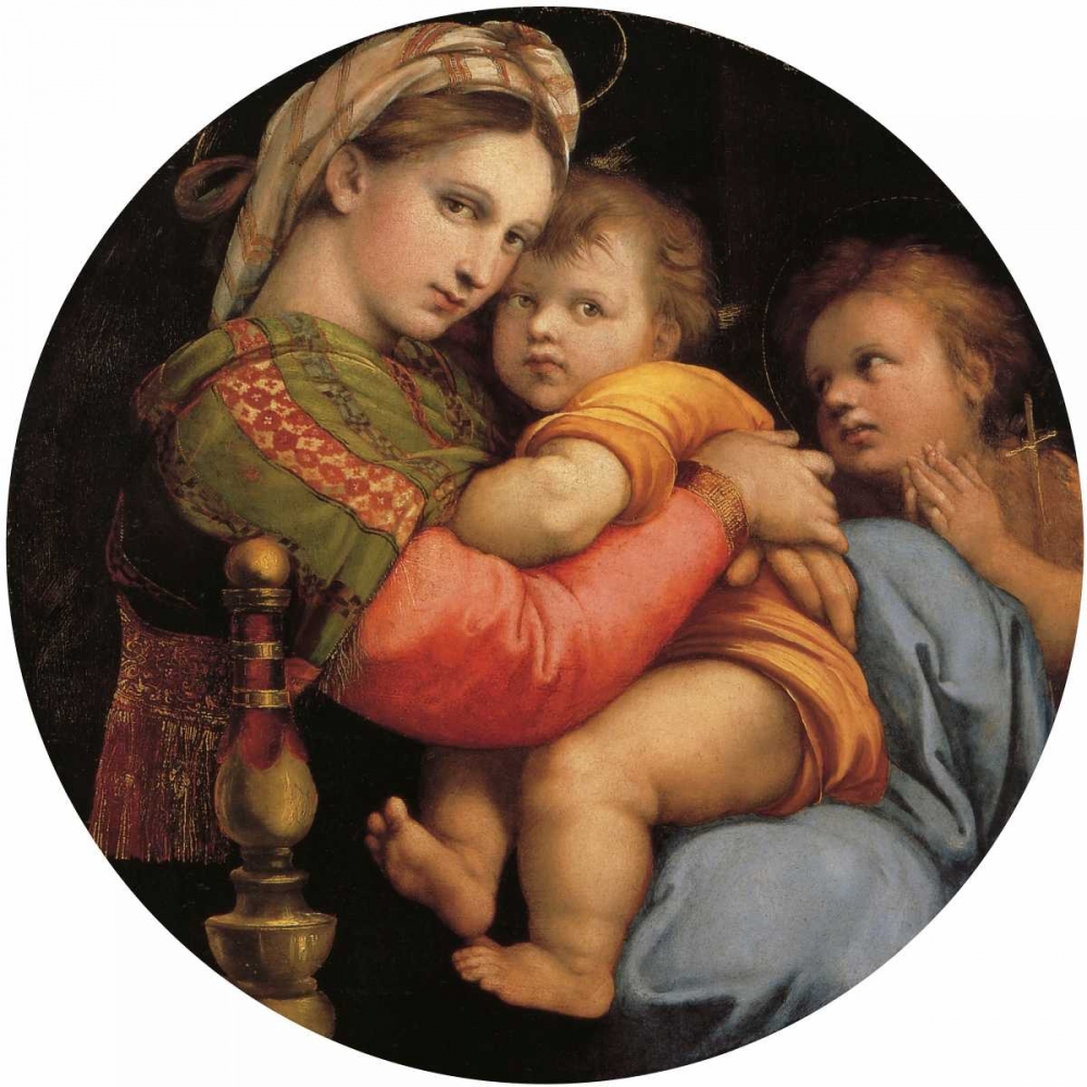 Art Print: Madonna And Child With St John 6