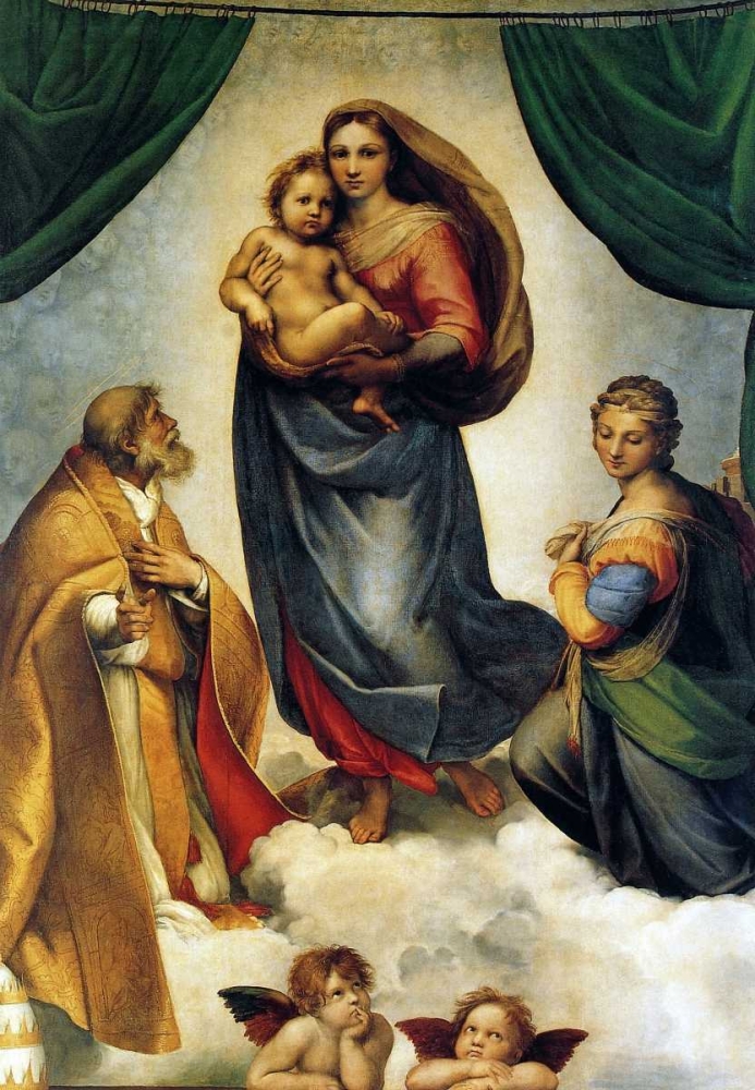 Art Print: Sistine Madonna