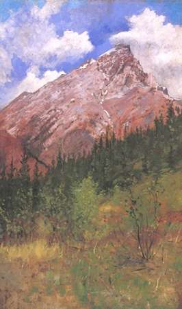 Wall Art Painting id:188058, Name: Banff Cascade Mountain, Artist: Remington, Frederic