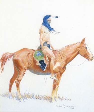 Wall Art Painting id:188060, Name: Cheyenne Buck, Artist: Remington, Frederic