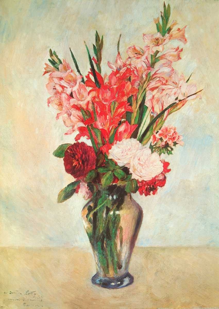 Wall Art Painting id:92843, Name: Gladiolas, Artist: Renoir, Pierre-Auguste