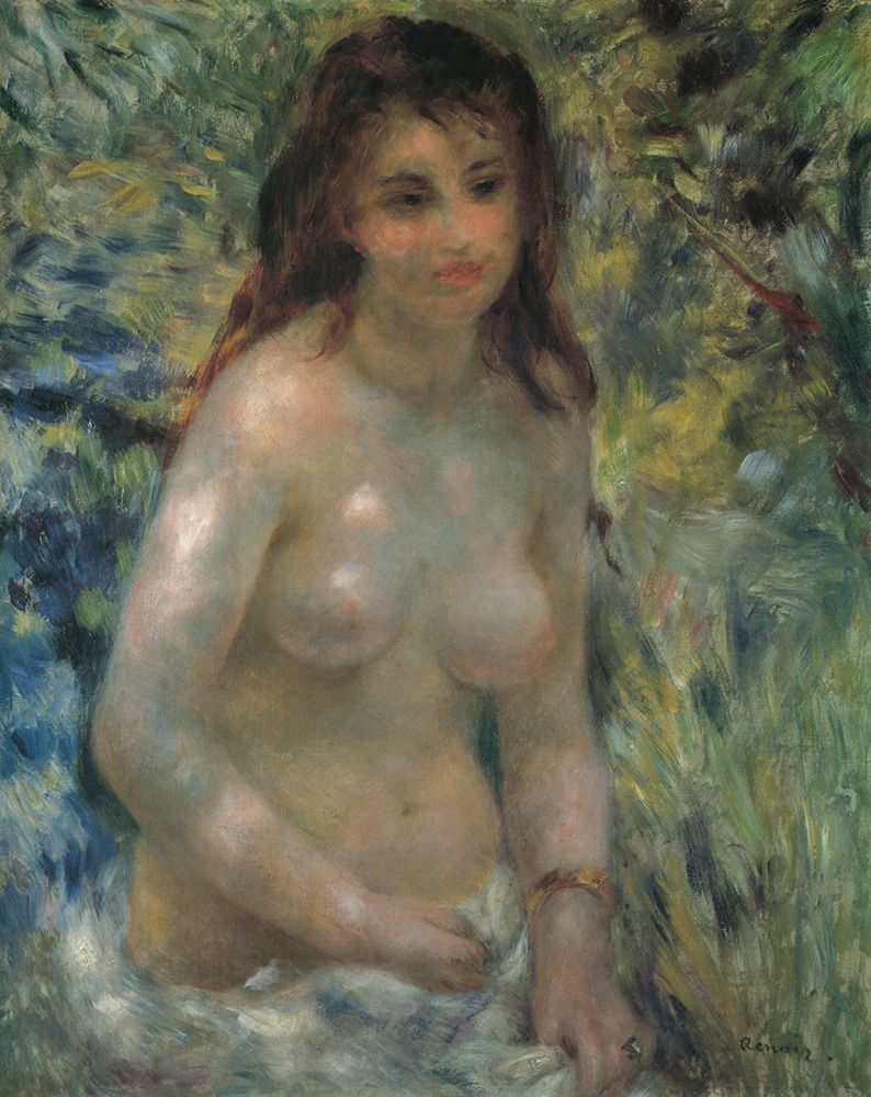 Wall art: Nude In The Sunlight, by Renoir, Pierre-Auguste
