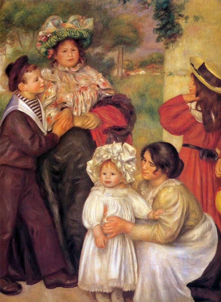Wall Art Painting id:92848, Name: The Artists Family, Artist: Renoir, Pierre-Auguste