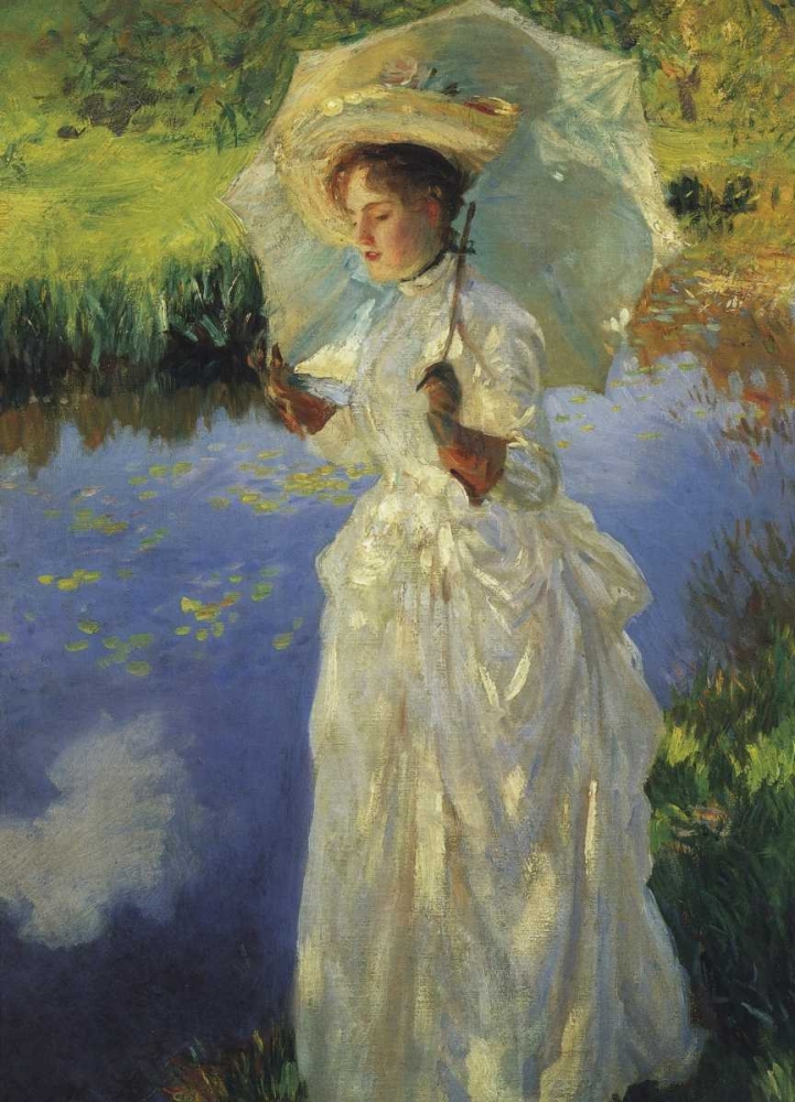 Wall Art Painting id:92850, Name: A Morning Walk 1888, Artist: Sargent, John Singer