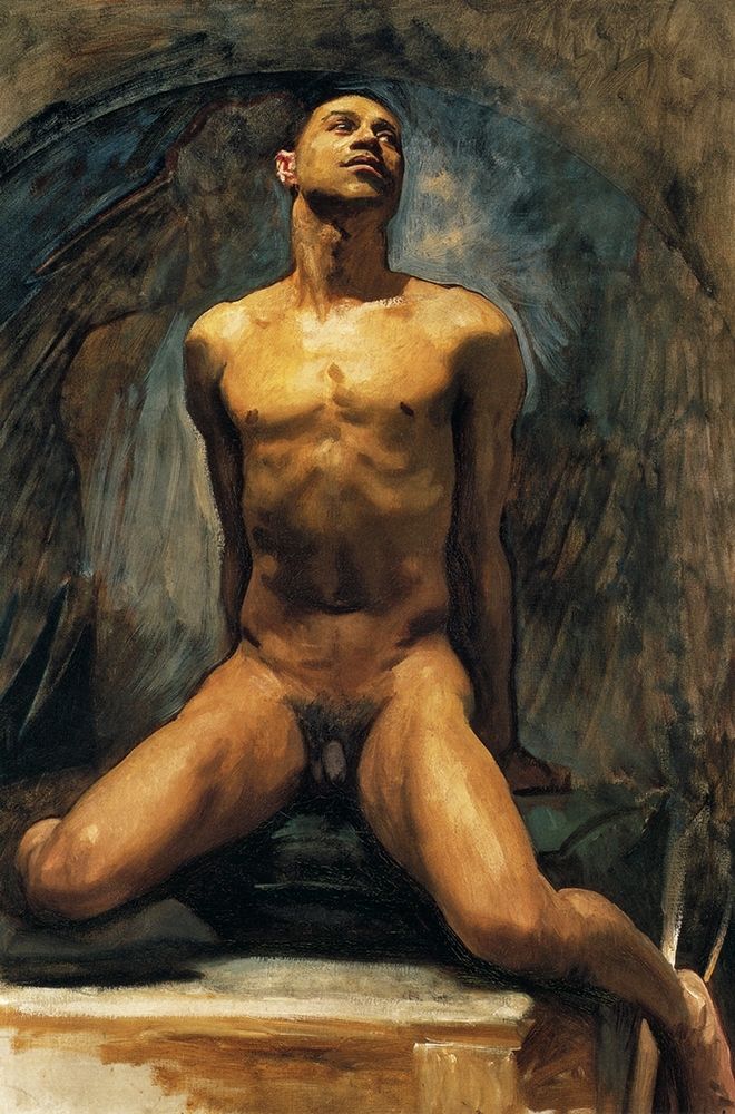 Wall art: Nude Study of Thomas E. McKeller, by Sargent, John Singer