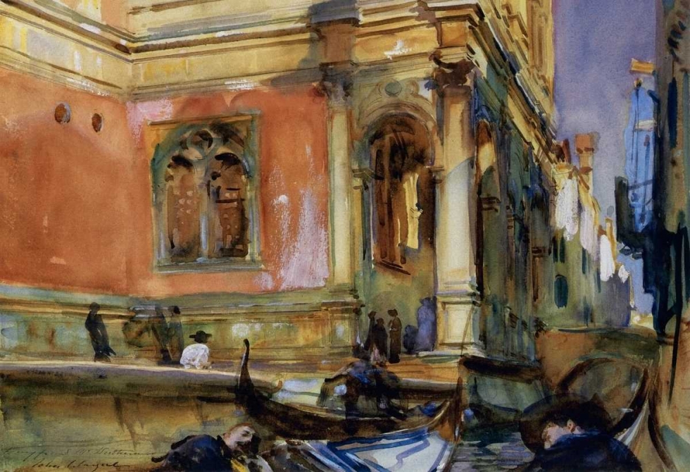 Wall Art Painting id:92879, Name: Scuola di San Rocco, 1902-04, Artist: Sargent, John Singer