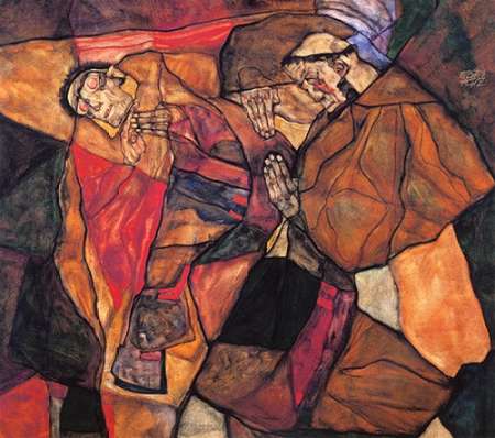 Wall Art Painting id:188090, Name: Agony, Artist: Schiele, Egon