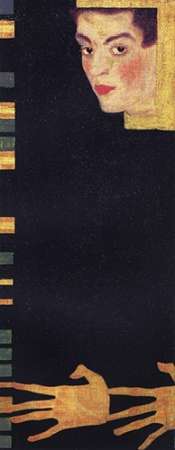 Wall Art Painting id:188107, Name: Self Portrait With Spread Fingers, Artist: Schiele, Egon