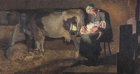 Wall art: The Two Mothers, by Segantini, Giovanni