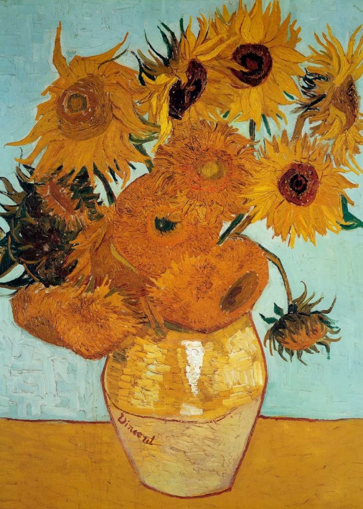 Wall art: Sunflowers 1888 - 3, by Van Gogh, Vincent