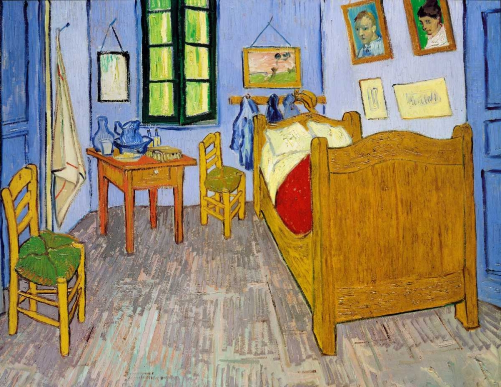 Wall Art Painting id:92971, Name: Van Goghs Bedroom Arles, 1889, Artist: Van Gogh, Vincent