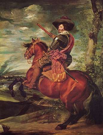 Art Print: Equestrian Portrait Of The Count Duke Of Olivares