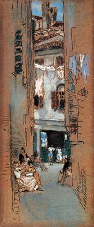 Wall Art Painting id:188261, Name: Bead Stringers 1880, Artist: Whistler, James McNeill