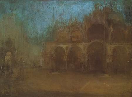 Wall art: Nocturne Blue And Gold St Marks Venice 1879, by Whistler, James McNeill