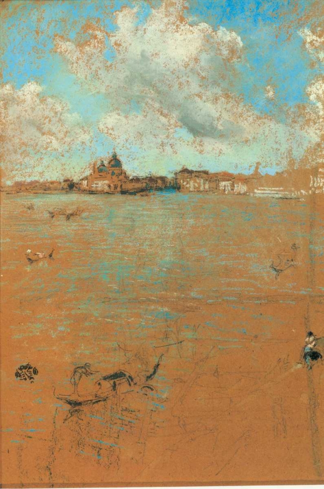 Wall Art Painting id:93021, Name: Venetian Scene 1880, Artist: Whistler, James McNeill