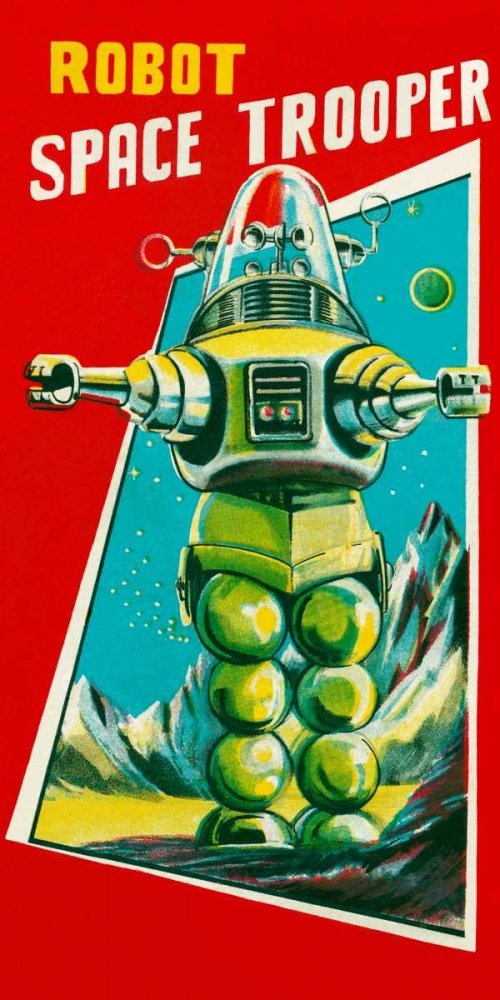Art Print: Robot Space Trooper