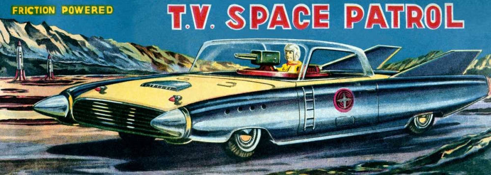 Art Print: T.V. Space Patrol Car