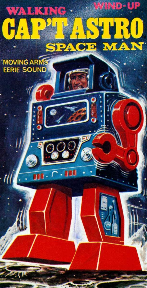 Art Print: Cap t Astro Space Man