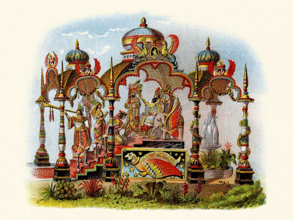 Art Print: Knighthood - Mardi Gras Parade Float Design