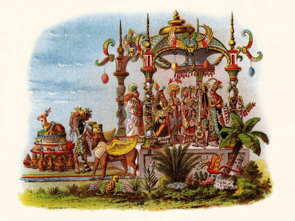 Art Print: Marriage - Mardi Gras Parade Float Design