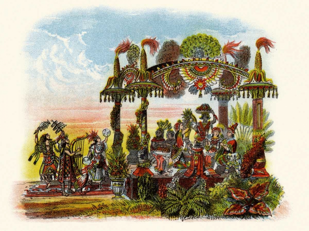 Art Print: Feast - Mardi Gras Parade Float Design