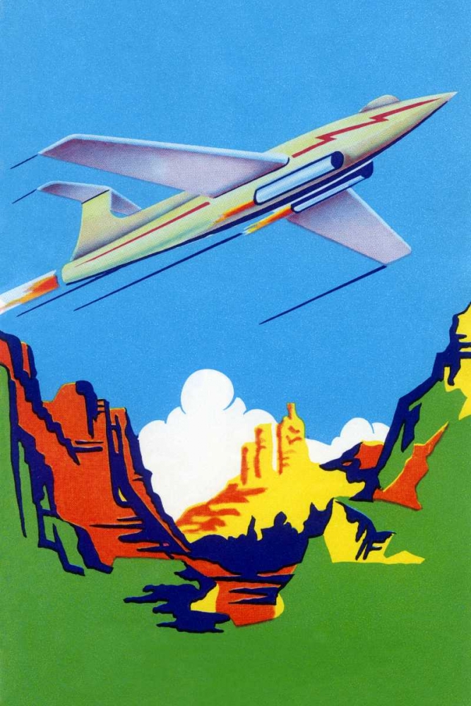 Wall Art Painting id:96683, Name: Jet Broom Label, Artist: Unknown