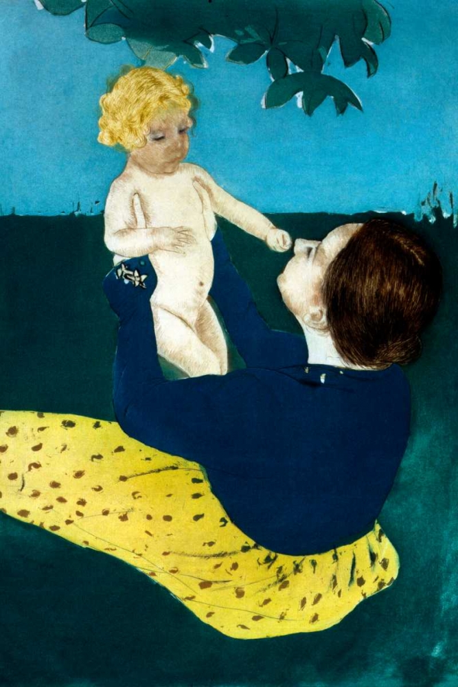 Wall Art Painting id:96344, Name: Under the Horse Chestnut Tree, Artist: Cassatt, Mary