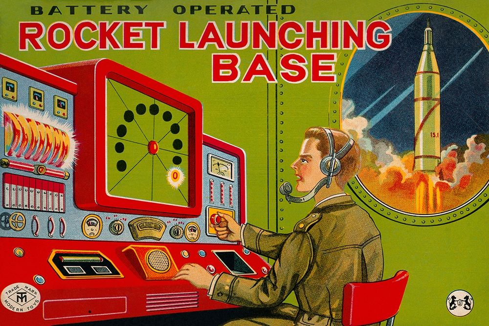 Art Print: Rocket Launching Base