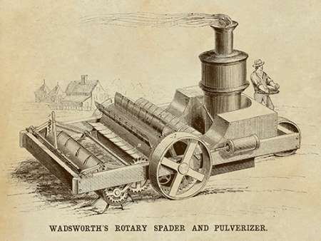 Wall Art Painting id:188353, Name: Wadsworths Rotary Spader and Pulverizer, Artist: Inventions