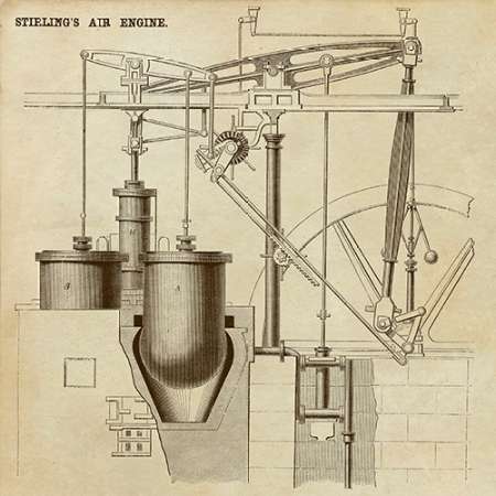 Wall Art Painting id:188358, Name: Stirlings Air Engine, Artist: Inventions