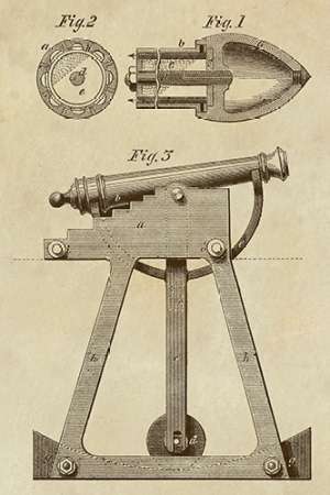 Wall Art Painting id:188360, Name: Device for Adjusting Cannon Trajectory and Accuracy, Artist: Inventions