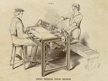 Wall Art Painting id:188361, Name: Towns Improved Paging Machine, Artist: Inventions