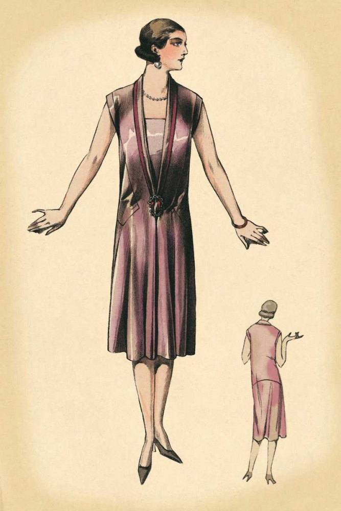 Wall Art Painting id:96904, Name: Solitary Beauty, Artist: Vintage Fashion