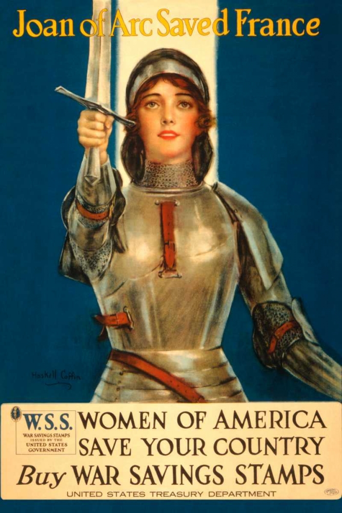 Wall art: Women of America Save Your Country, by Coffin