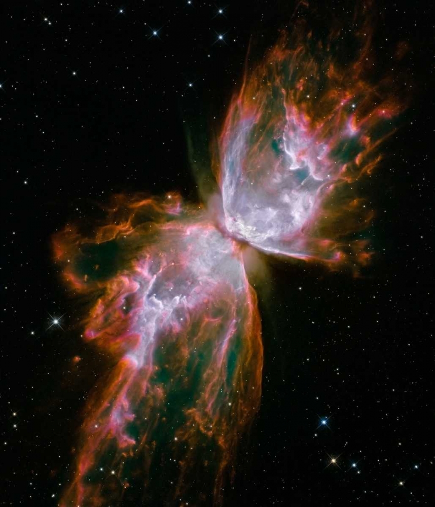 Wall art: Butterfly Nebula, by NASA