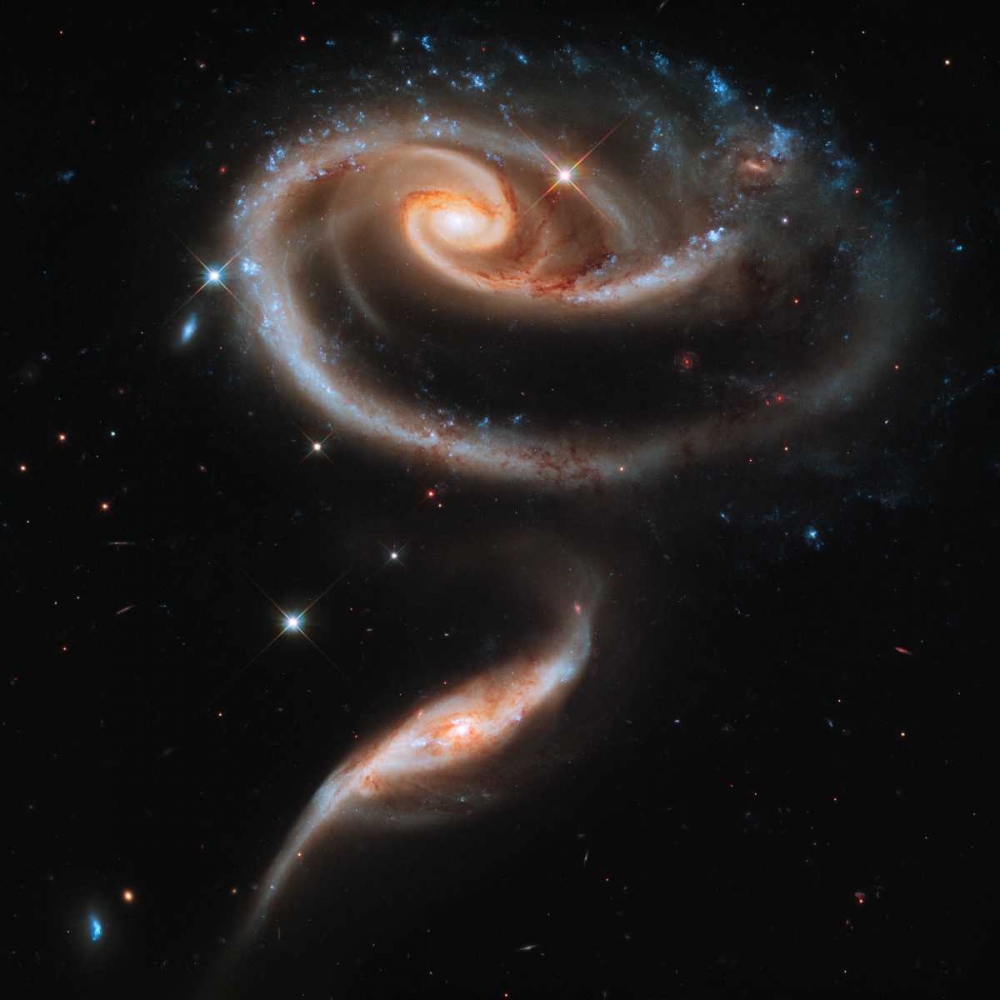 Wall art: Interacting Galaxies, by NASA