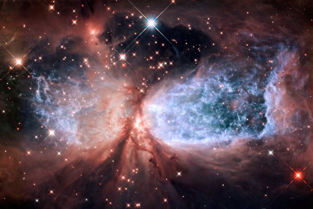 Wall art: Star-Forming Region S106, by NASA
