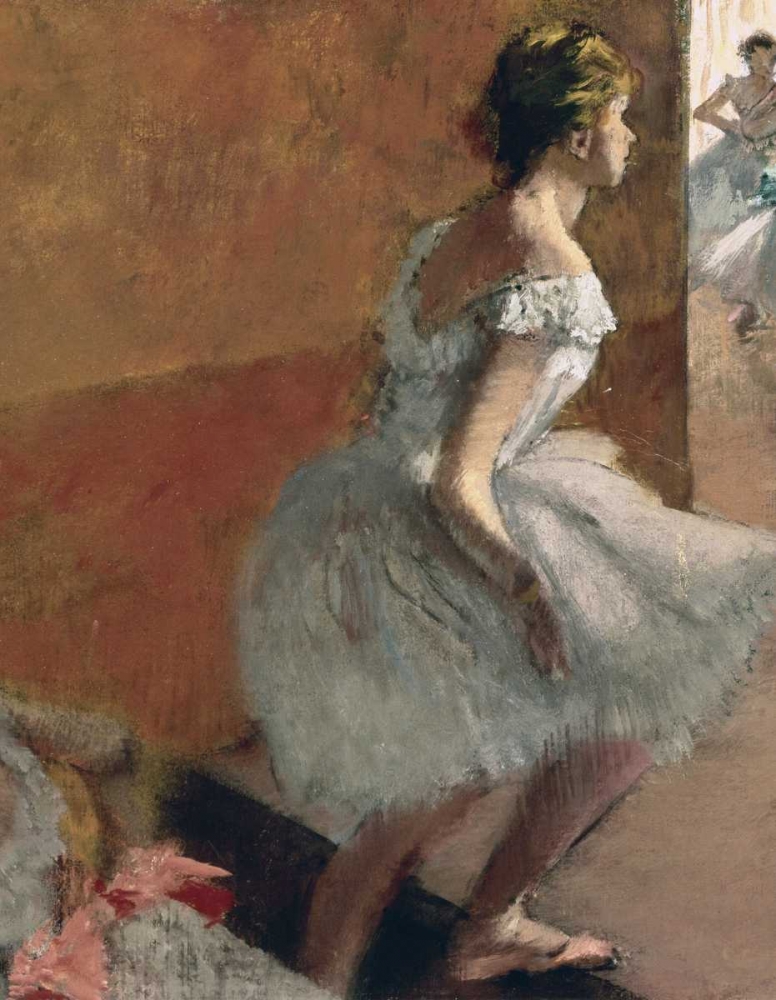 Wall Art Painting id:93075, Name: Danseuses Montant Un Escalier - center, Artist: Degas, Edgar