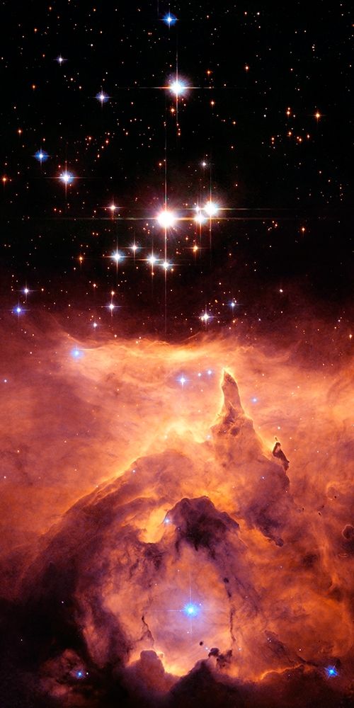 Wall Art Painting id:268092, Name: Pismis 24 and NGC 6357 (cropped), Artist: NASA