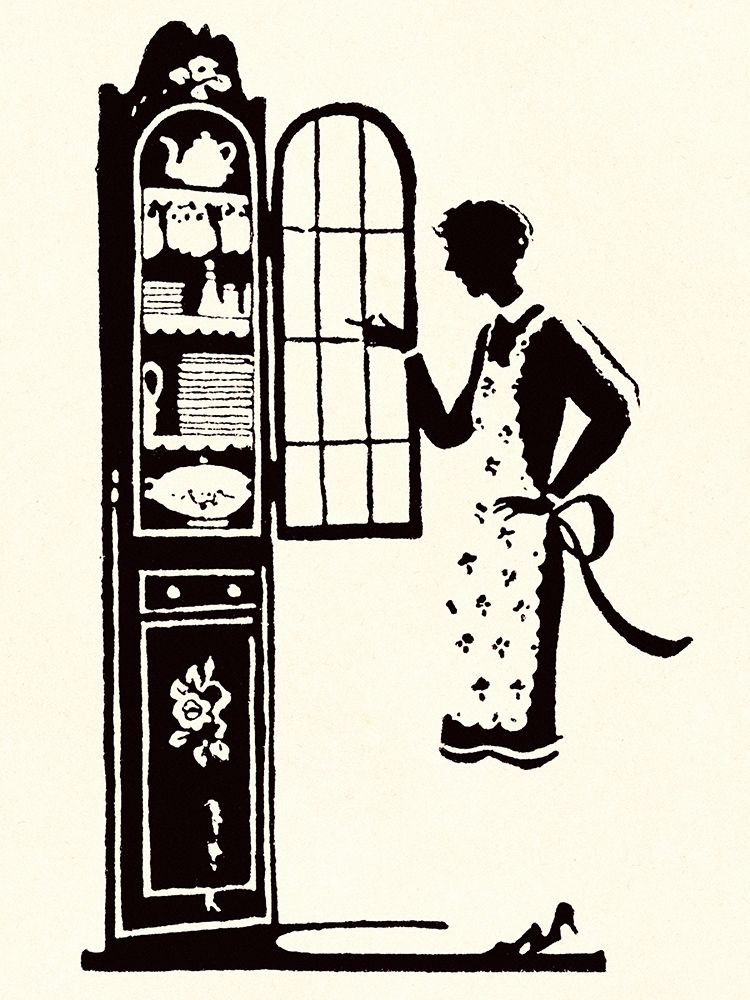 Art Print: At the Vitrine