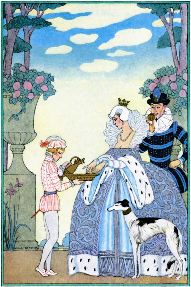 Wall Art Painting id:96220, Name: Elizabethan England, Artist: Barbier, Georges
