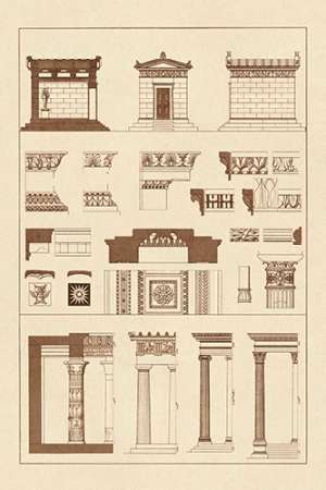 Wall Art Painting id:188523, Name: Hellenic Chapel and Decorative Forms, Artist: Buhlmann, J.