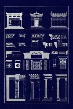 Wall art: Hellenic Chapel and Decorative Forms (Blueprint), by Buhlmann, J.