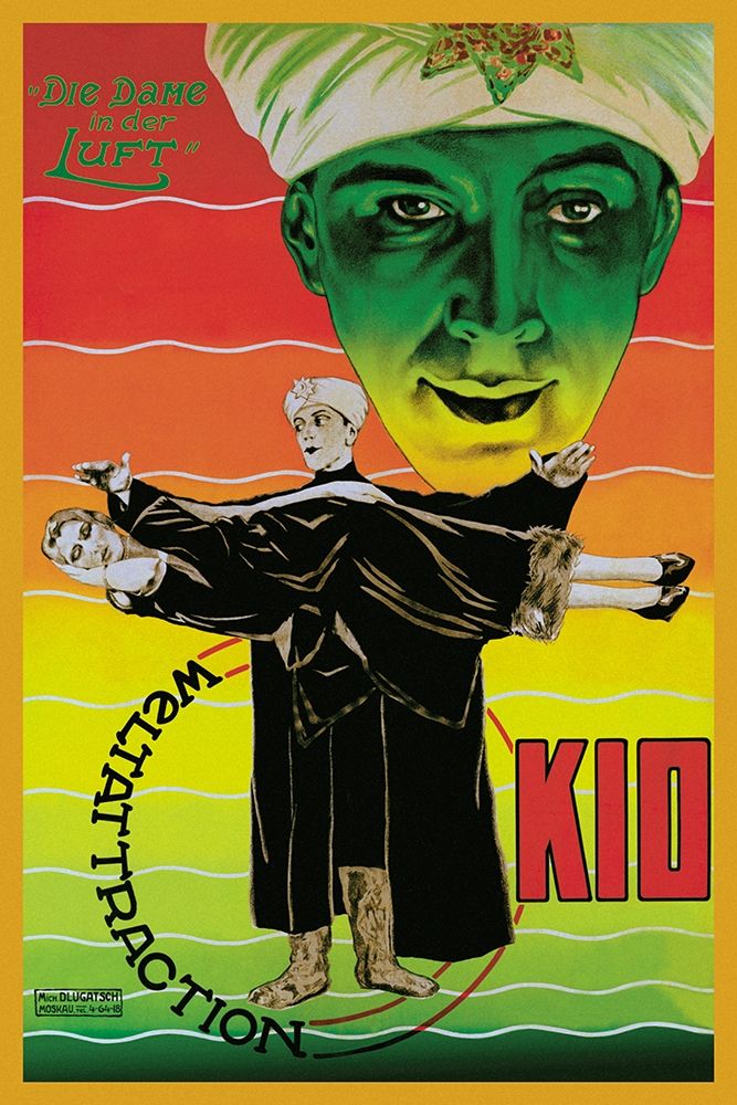 Art Print: Magicians: Dame in der Luft: Weltattraction Kio