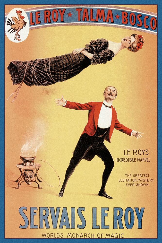 Art Print: Magicians: Servais LeRoy: Worlds Monarch of Magic