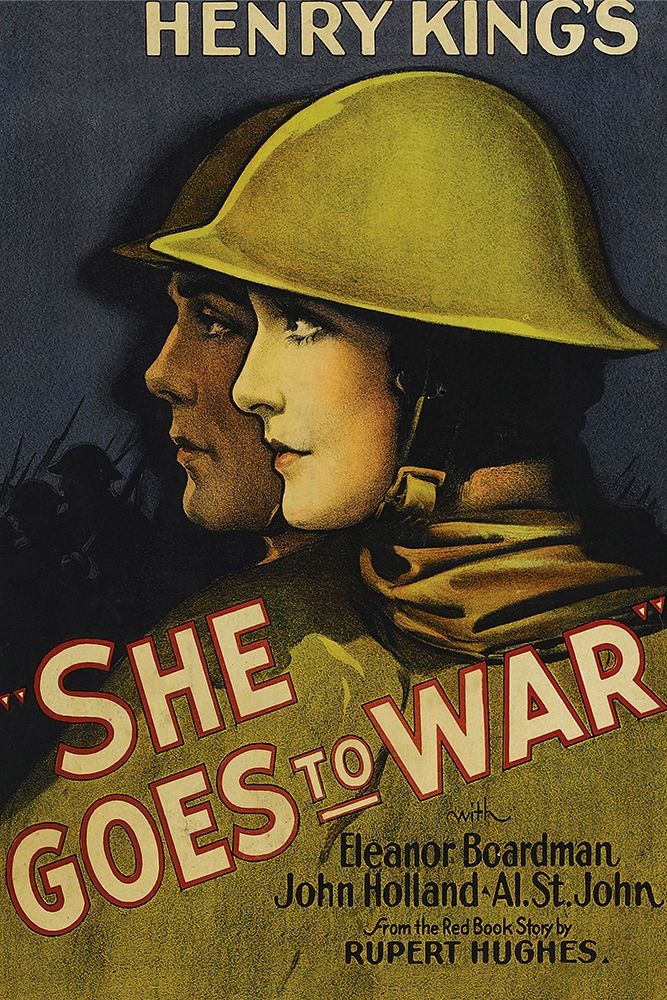 Art Print: Vintage Film Posters: She Goes to War
