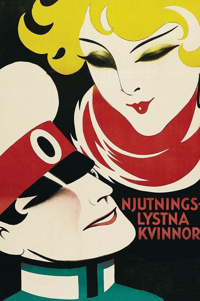 Art Print: Vintage Film Posters: Silver Slave Njutnings Lysta Kvinnor