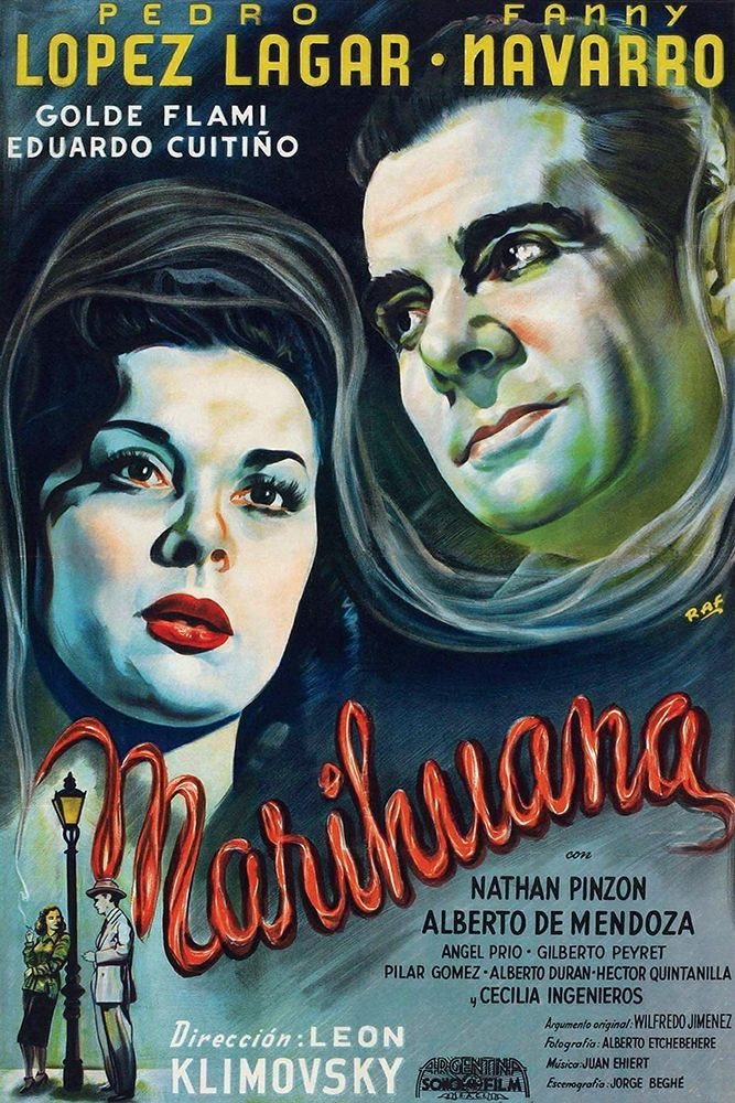 Wall Art Painting id:270010, Name: Vintage Vices: Marihuana, Artist: Vintage Vices